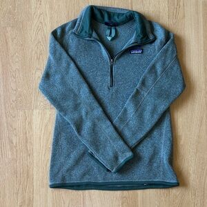 Patagonia Women’s Blue-Green Zip-Up Sweater